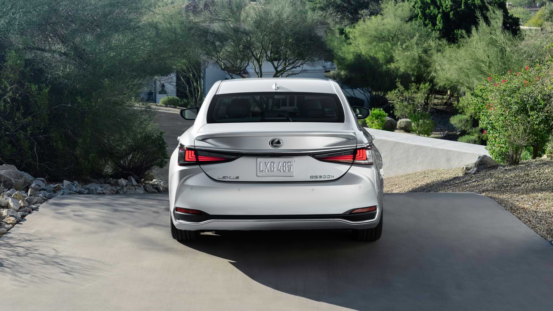 Rear view of New ES